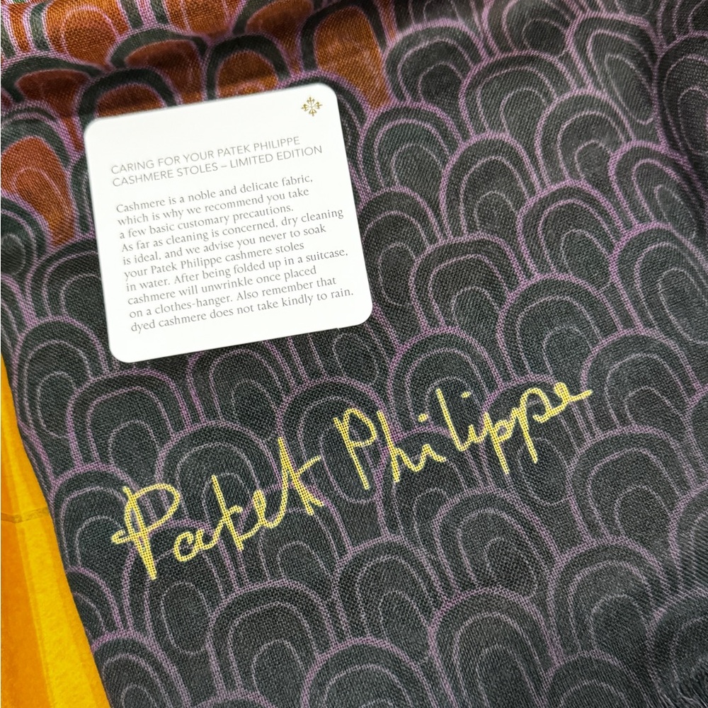Brand new Patek Philippe limited edition Cashmere Stole scarf
